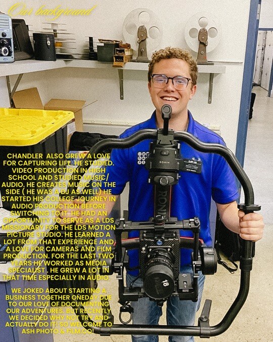 Magazine page 6, Chandler's Background